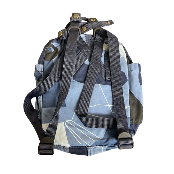 Fjall Raven Kanken Art Mini Bag Backpack Blue Object Print - Picture 2 of 6